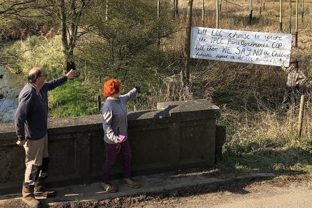 Campaigners have been protesting against the oil drilling operations in the Wolds village over recent years.