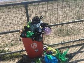 A resident has asked that people take their rubbish home.