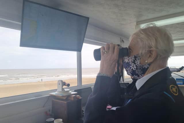 Jean Allen has been a watchkeeper for two years.