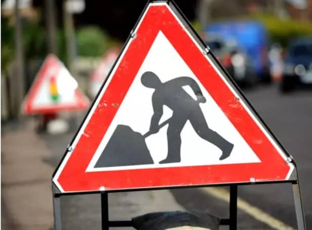 Roadworks. Library image.