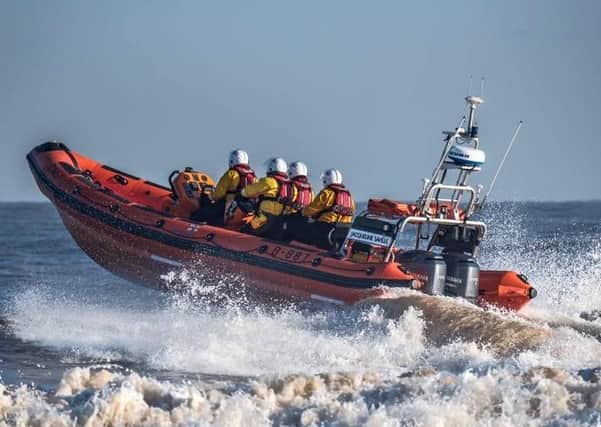 A stock image of the Mablethorpe RNLI in action, prior to the coronavirus pandemic.