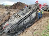 The Buffalo had been buried for 74 years
