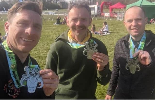 From left: Ashley Epton, Neil Mitchell and Mark Harvey.