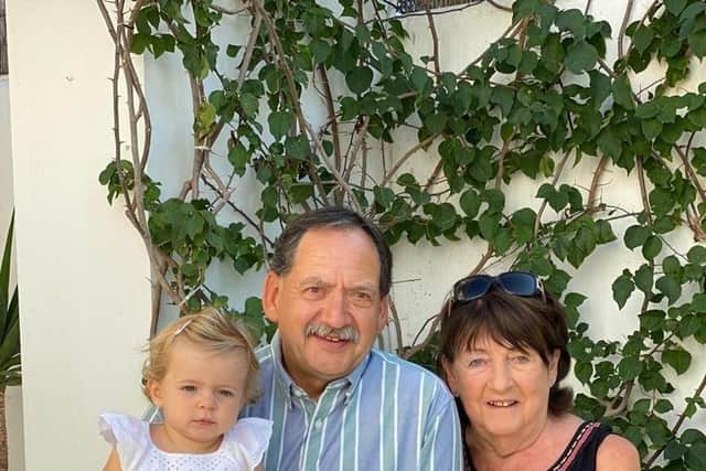 Bill Barber is pictured with his wife and granddaughter. EMN-210429-122531001