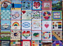 The rainbow quilt.