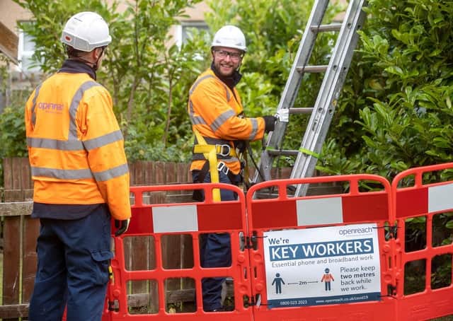 Opernreach is the second telecoms network company said to be installing superfast full-fibre broadband in Sleaford this year. (Stock photo) EMN-210405-154143001