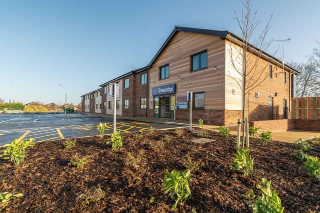 Almost ready to welcome its first guests, Boston Travelodge.