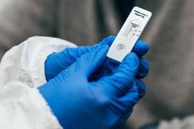 Coronavirus: Lateral flow test (stock image)