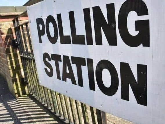 Polling stations open at 7am.