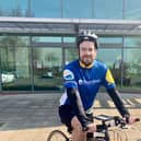 Sam Sleight plans to cycle 400 miles through May to raise funds for St Barnabus Hospice in Lincolnshire.