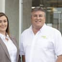 Gemma Clarke and Trevor Cope, of Cope Seeds & Grain, Sleaford.