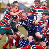 Boston v Lincoln action. Photo: David Dales