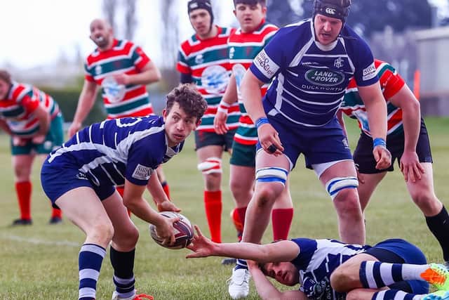 Boston v Lincoln action. Photo: David Dales