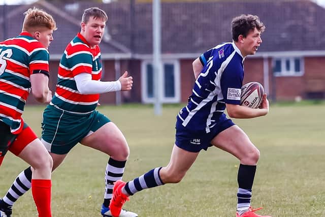 Boston v Lincoln action. Photo: David Dales