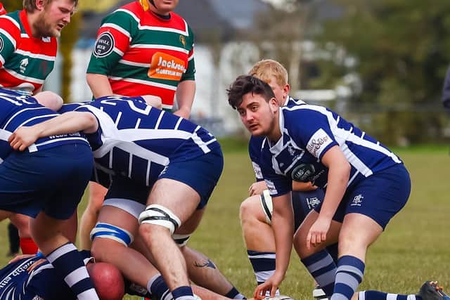 Boston v Lincoln action. Photo: David Dales
