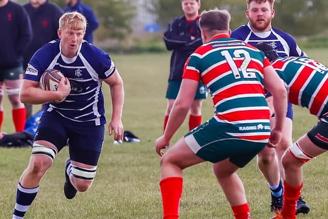 Boston v Lincoln action. Photo: David Dales