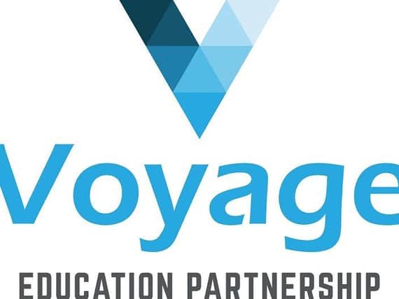 The new Voyage logo