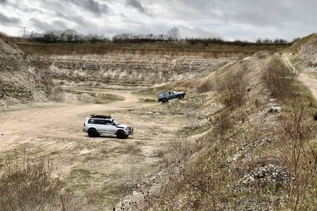 LCAT's 4x4 drivers undergoing their annual training at our training ground with permission of the land owner.
