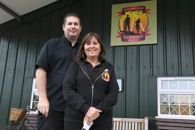 Paul and Linda Britchford of the We'll Meet Again Museum.