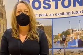 Returning officer Michelle Sacks at the Boston county