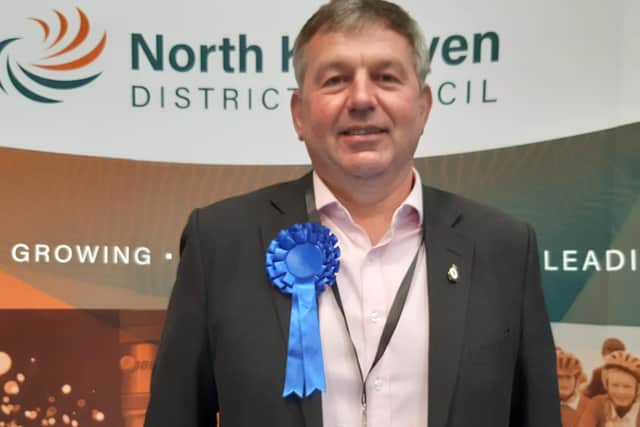 Richard Wright, holds Ruskington for the Conservatives. EMN-210705-181251001