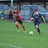 Jack Wightwick in action for Boston Town.
