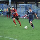 Jack Wightwick in action for Boston Town.