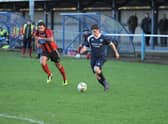 Jack Wightwick in action for Boston Town.