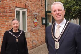 New Mayor of Sleaford, Coun Robert Oates and Deputy Mayor, Coun Linda Edwards-Shea. EMN-210517-150355001