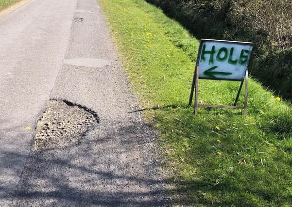 Pot holes are an endless issue