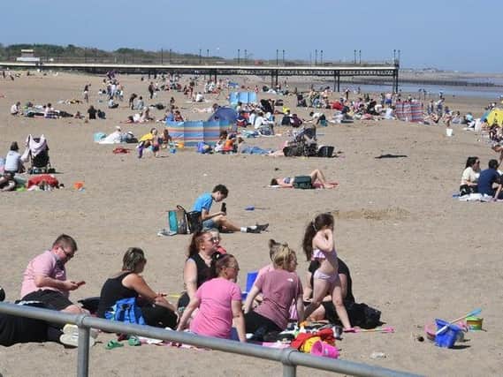 Skegness beach is one of three in East Lindsey to receive Blue Flag status.