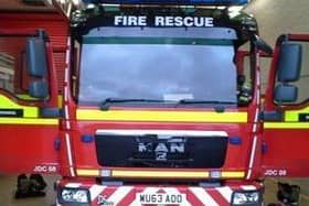 Six appliances attended the fire