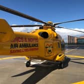 The air ambulance is now at ts new headquarters EMN-211105-152937001