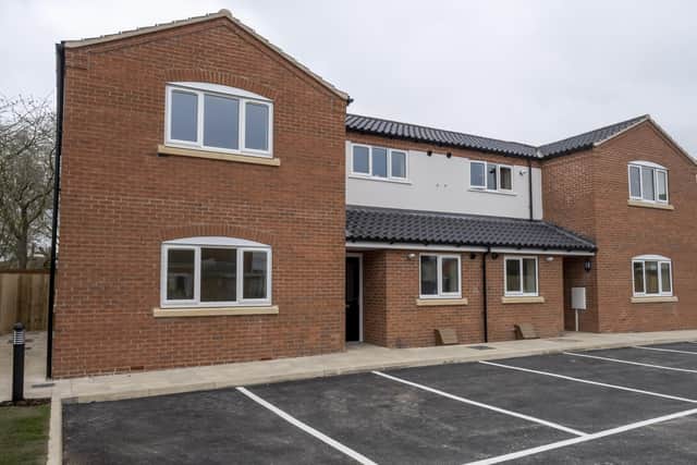 Four new council flats on Heckington High Street. EMN-211205-093056001