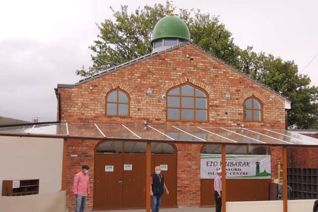 Completed - the exterior of the new Sleaford Islamic Centre. EMN-211205-161610001