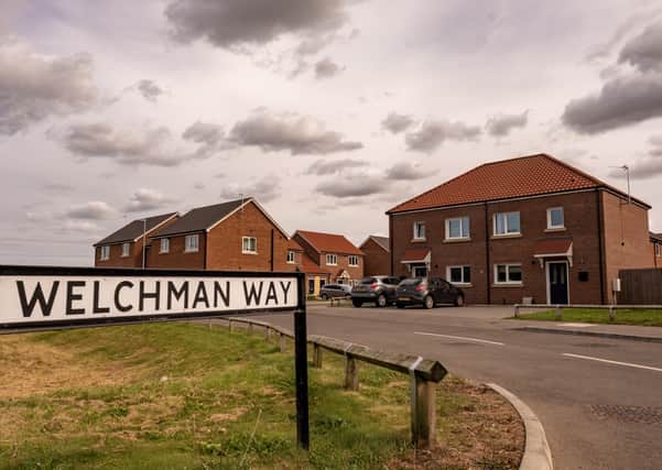 NKDC pledges to build carbon zero homes to higher standards, such as the latest phase of building at Welchman Way, Heckington. EMN-210513-123818001