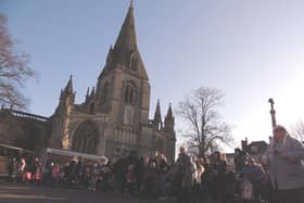 Sleaford Christmas Market in 2019. it will now not take place for another year. EMN-210513-143841001