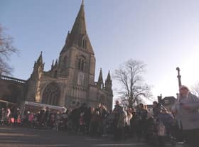 Sleaford Christmas Market in 2019. it will now not take place for another year. EMN-210513-143841001