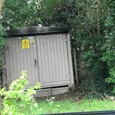 The substation on Gorse Hill Lane, Caythorpe.