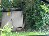 The substation on Gorse Hill Lane, Caythorpe.