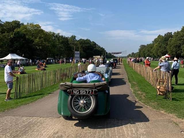 Grimsthorpe's Vintage Speed Trials event.