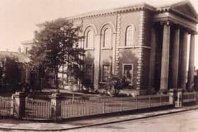Market Rasen Methodist Church. Picture from the early 1900s