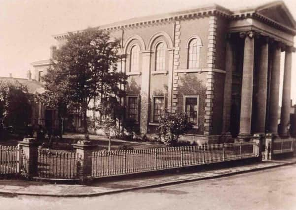 Market Rasen Methodist Church. Picture from the early 1900s