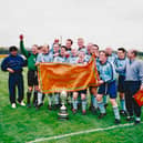 They did it! The Poachers celebrate. Photo: Andy Sandall