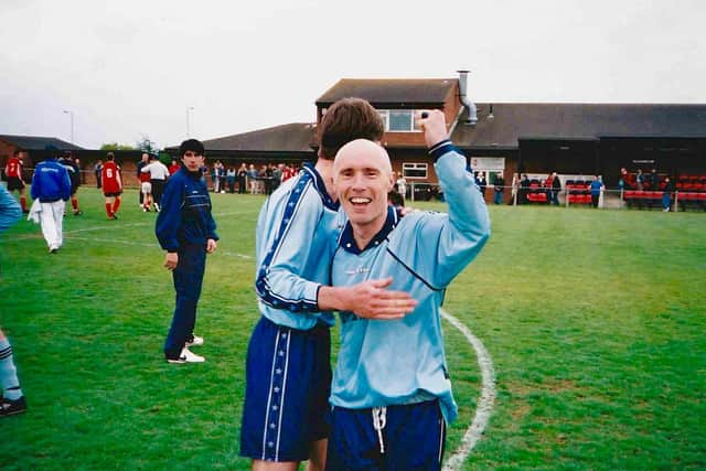 A joyful Dave Scotney. Photo: Andy Sandall