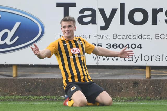 Celebrating against Southport.