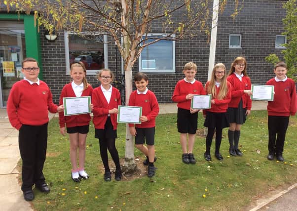 Pupils at Hawthorn Primary School, Boston, have been helping Gleeson Homes with a housing project.
