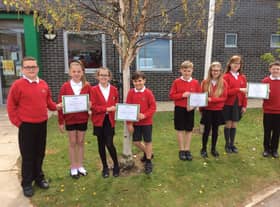 Pupils at Hawthorn Primary School, Boston, have been helping Gleeson Homes with a housing project.