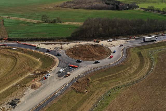 The new A46 roundabout being constructed at Welton/Dunholme EMN-210517-162235001
