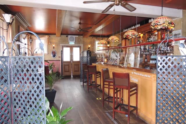 The bar at Carre Arms will not be used to serve drinks now it has reopened indoors, allowing for more spaced out seating. EMN-210517-171849001